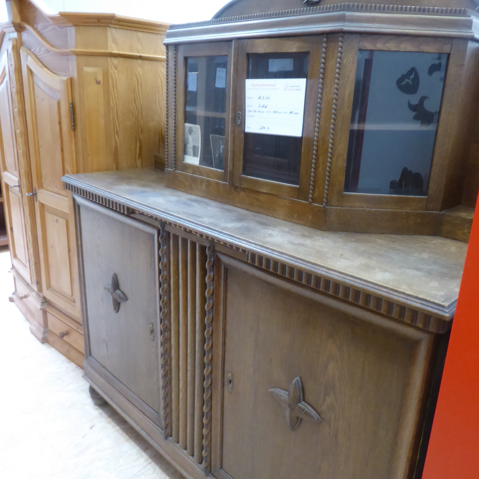 Buffet Schrank mit Glastüren - KreisLauf-Kaufhaus Höchstadt